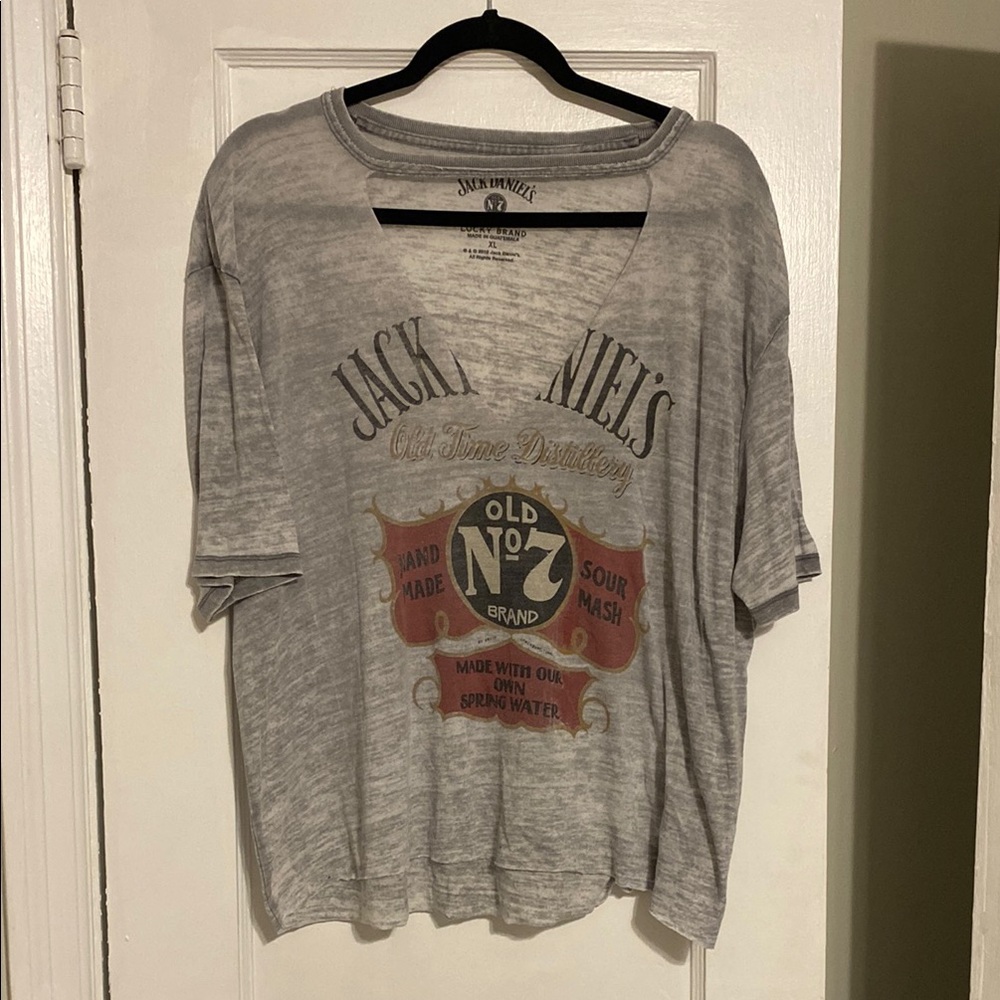 Gray Jack Daniel's Graphic T-Shirt